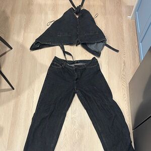 Lioness Black Women's Jean Set